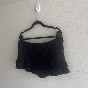 Lioness Black Pleated Mini Skirt